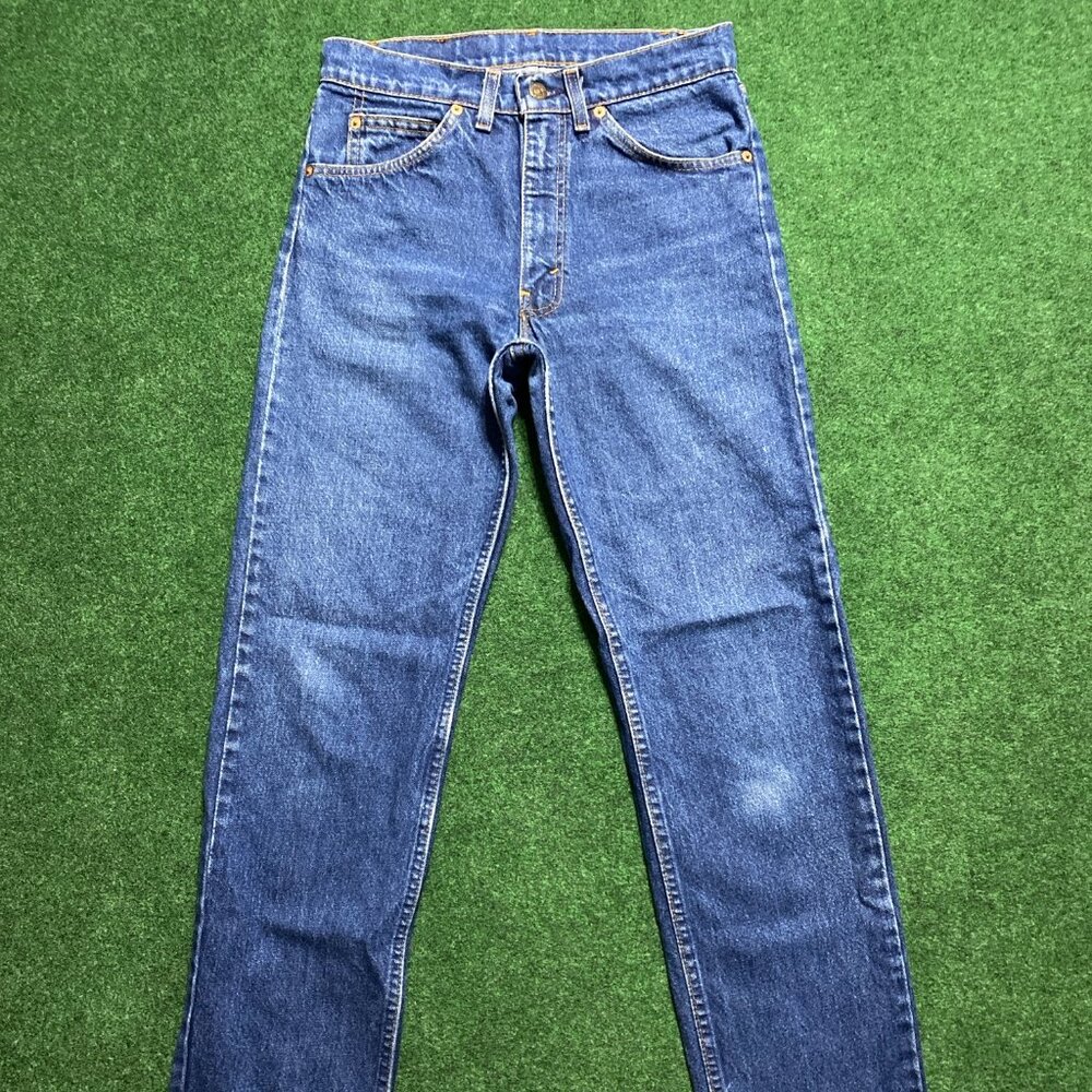 Vintage Levi’s Strauss & Co 505 Orange Tab Straight-Leg Jeans 30 x 32 Mid-Wash